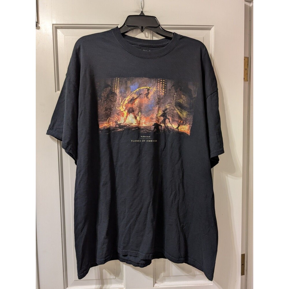 Elder Scrolls Online Flames of Ambition Shirt 2XL Bethesda Loot Wear Exclusive - Picture 15 of 15